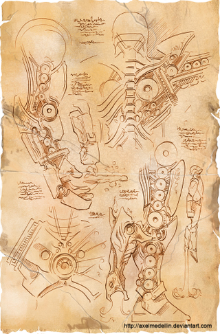 Illustration for article titled If Leonardo da Vinci Designed Iron Man's Suit